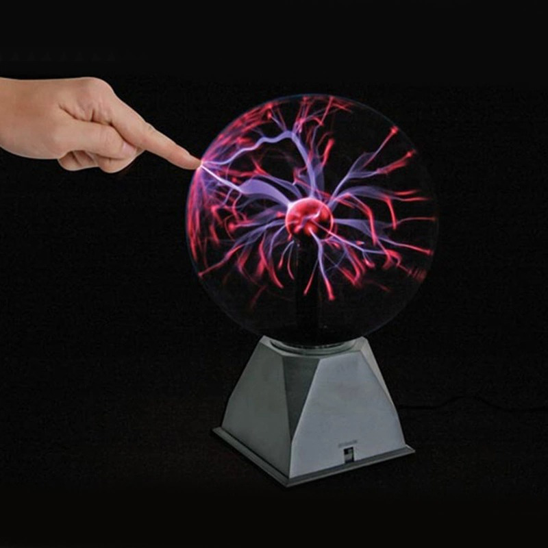 

Плазменный шар Plasma light Магический шар 20 см Молнии Катушка Ночник Светильник с электро разрядами