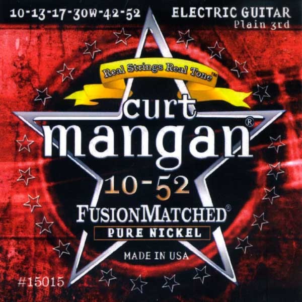 

Струны для электрогитары Curt Mangan 15015 Pure Nickel (10-52)