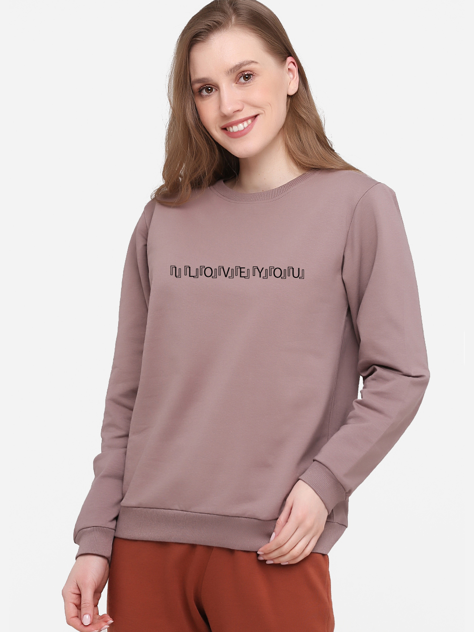 

Свитшот Malta Ж458-13-П2 ILOVEY-B ХL (48) Светло-коричневый