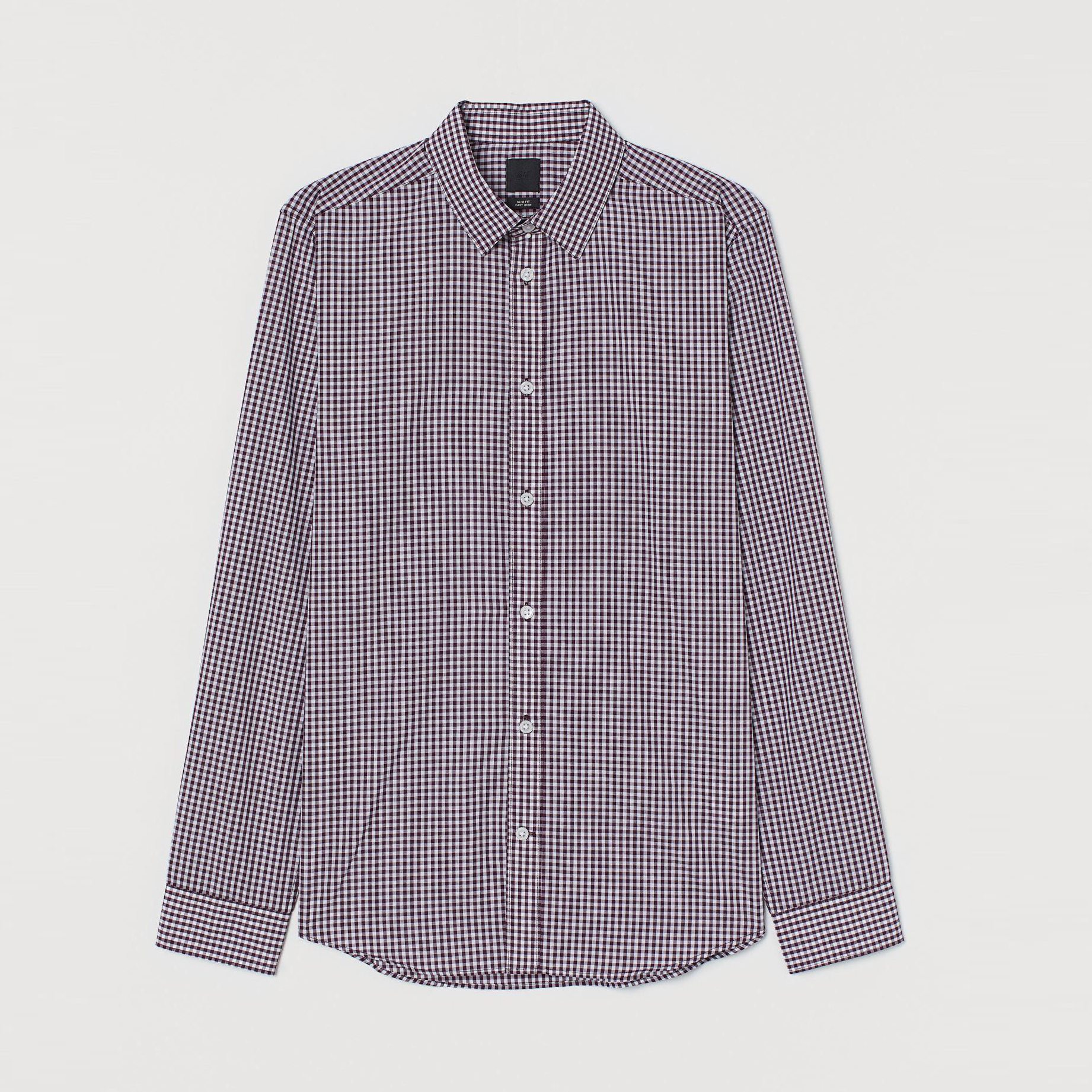 

Рубашка H&M 7817581-ADVA XS Фиолетовая-белая в клетку