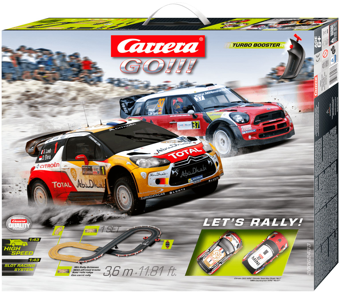 

Автотрек Carrera GO, Let’s Rally, Carrera (12-65957)