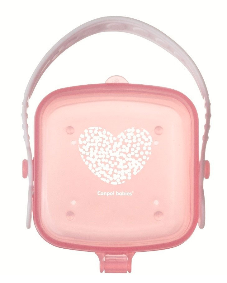 

Футляр для пустышки Pastelove, розовый, Canpol babies, розовый (12-71786)