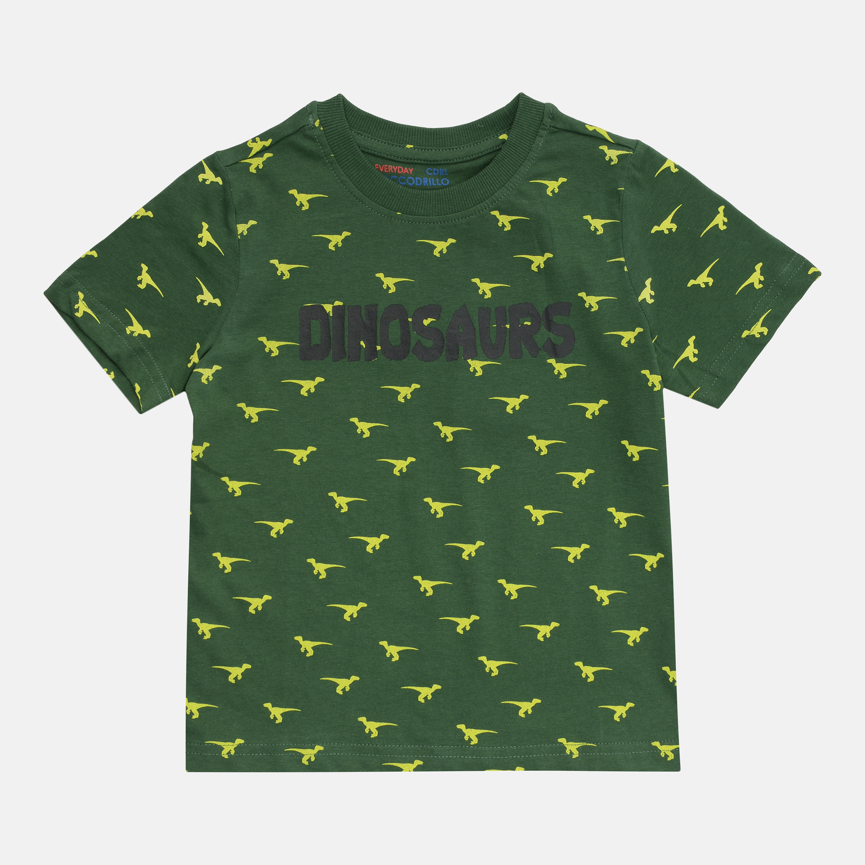 

Футболка Coccodrillo Everyday Dinosaur WC1143204EDI-027 116 см Болотная
