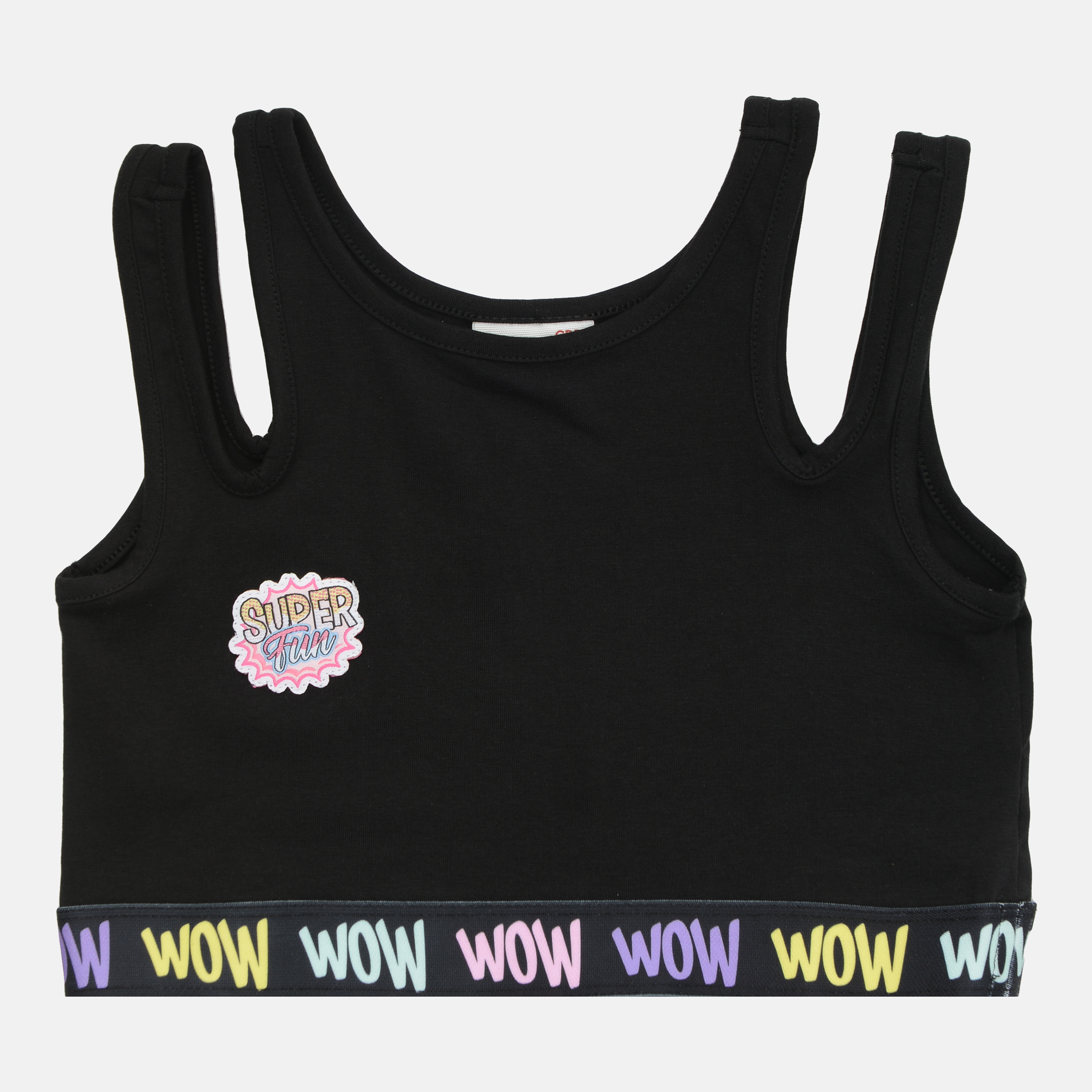 

Топ Coccodrillo Super Fun WC1143401SUF-021 128 см Темно-серый