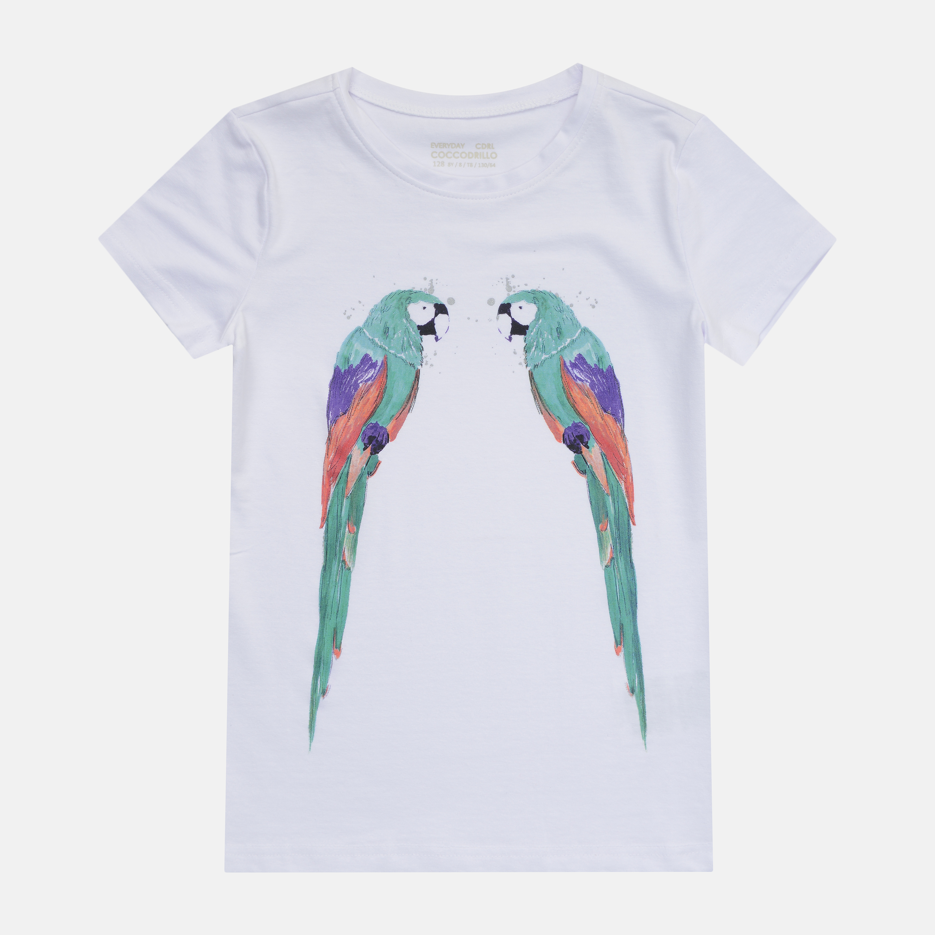 

Футболка Coccodrillo Everyday Paradise WC1143206EPA-001 128 см Белая