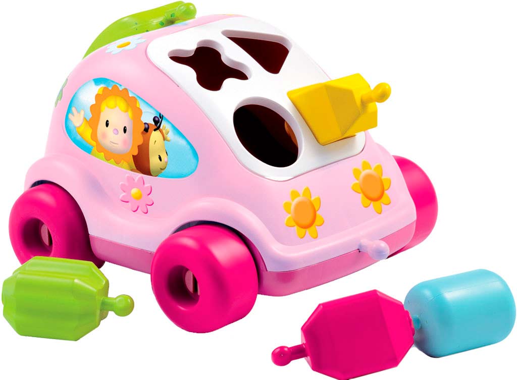 

Сортер-машинка Cotoons (розовая), Smoby Toys, роз (12-41656)