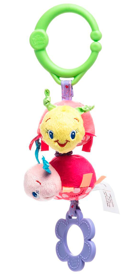 

Игрушка-подвеска с вибрацией Божьи коровки, Bright Starts, два жучка (12-30851)