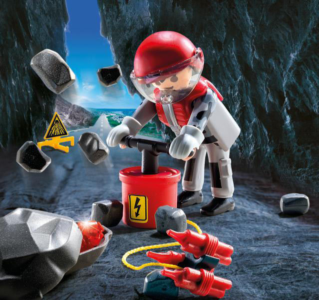 

Игровой набор Рок-бластер со щебнем, Playmobil (12-56066)