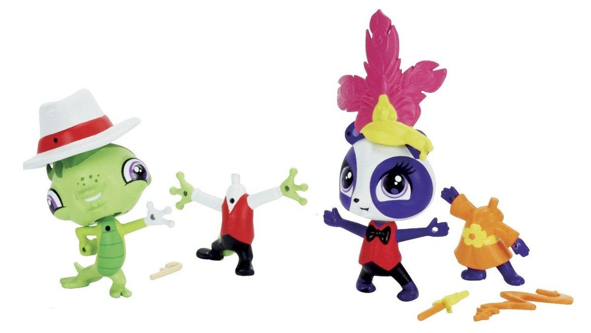 

На шоу - две модницы зверюшки с аксессуарами, игровой набор, Littlest Pet Shop, На шоу (12-10873)