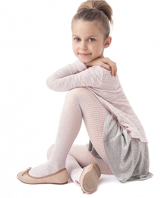 

​Колготи дитячі BLANCA 40 den KNITTEX р.140-146 (білі)