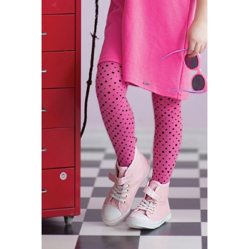 

​Колготи дитячі BUBBLES 40 den KNITTEX р.92-98 (малинові)
