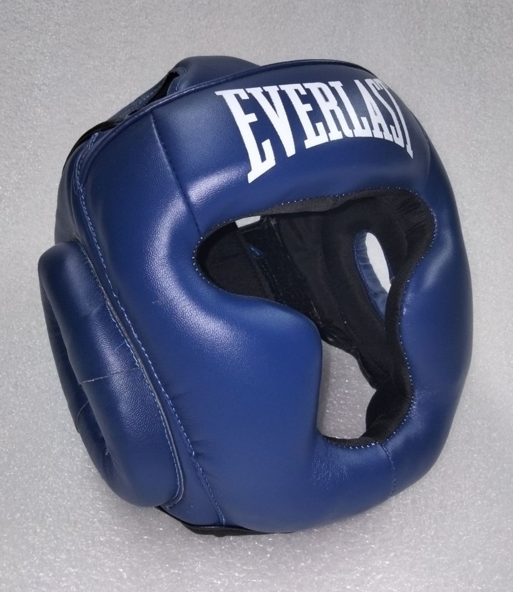 

Шлем боксерский закрытый с полной защитой Everlast синий (р-р М)