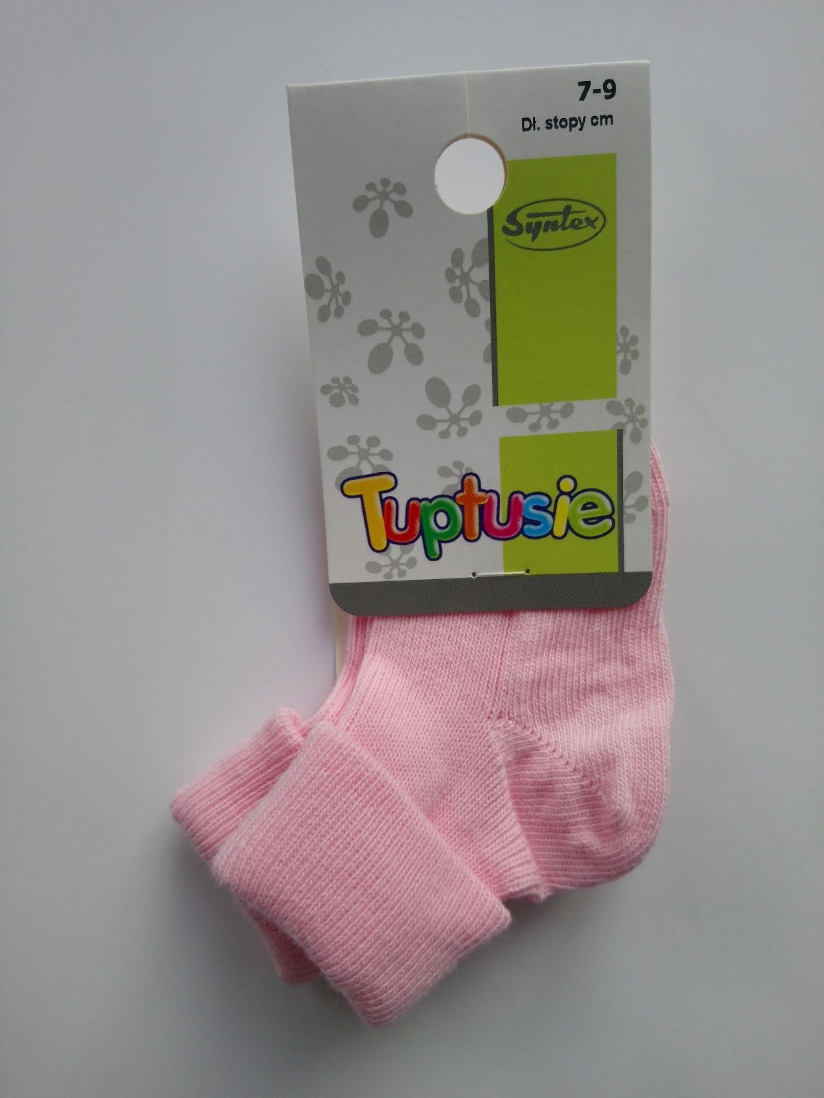 

Шкарпетки дитячі однотонні із бортиком Tuptusie SYNTEX (рожеві). р. - (7-9 см, Шкарпетки дитячі однотонні із бортиком Tuptusie SYNTEX (рожеві). р. 14-16 (7-9 см)
