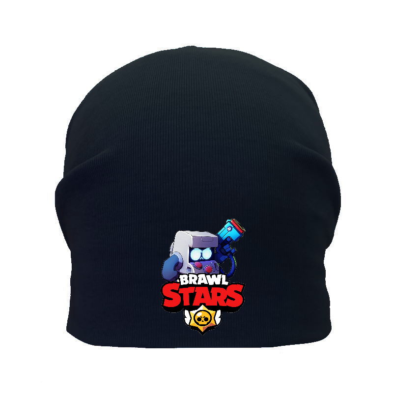 

Шапка детская Бравл Старс черная (Brawl Stars-003) 50-52 см