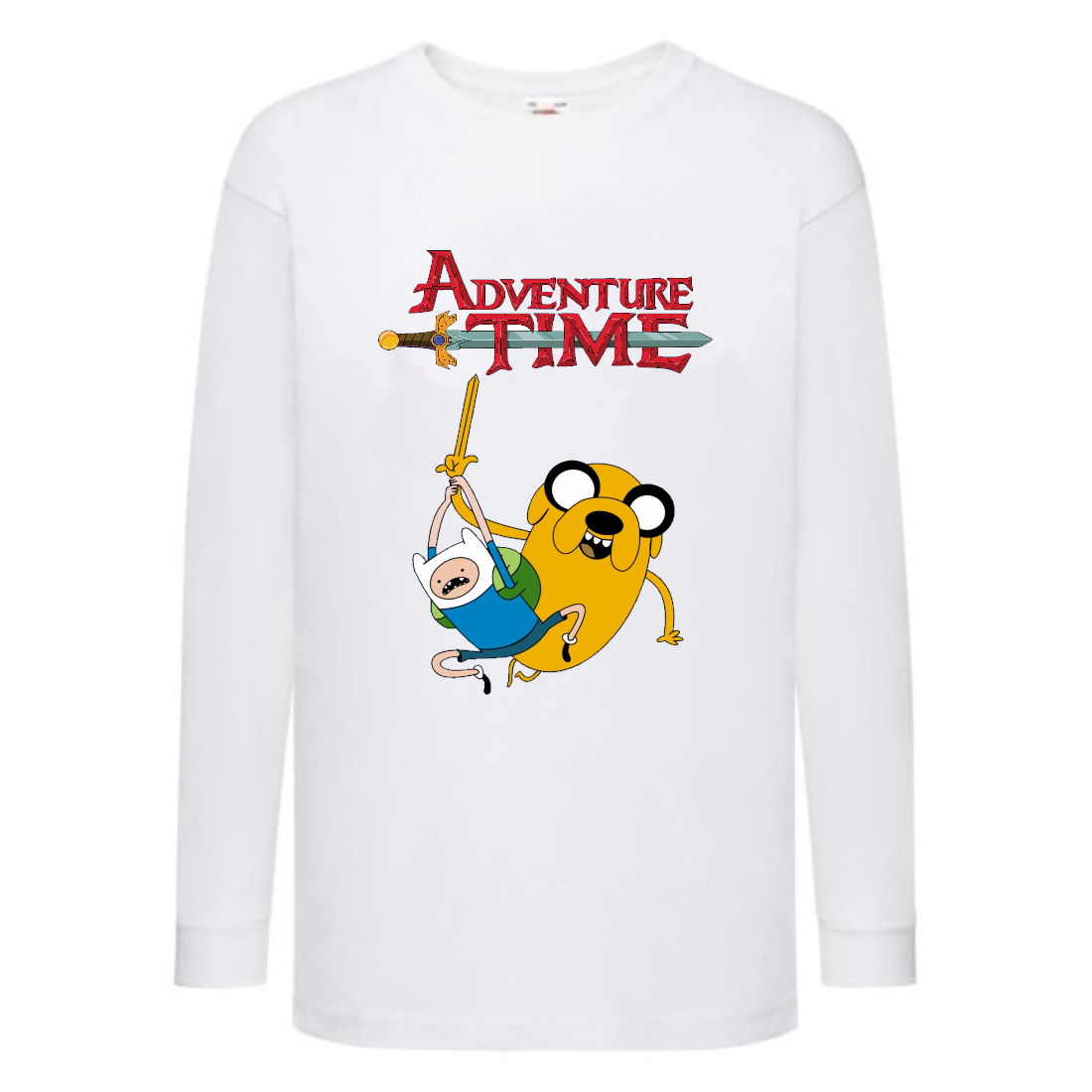 

Лонгслив реглан Время Приключений 0012 (Adventure Time) белый (ART wh 0012) 116 см