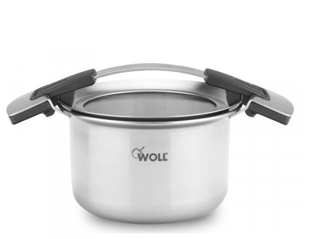 

Кастрюля Woll CONCEPT PRO со стеклянной крышкой 24х13,5 см/6 л