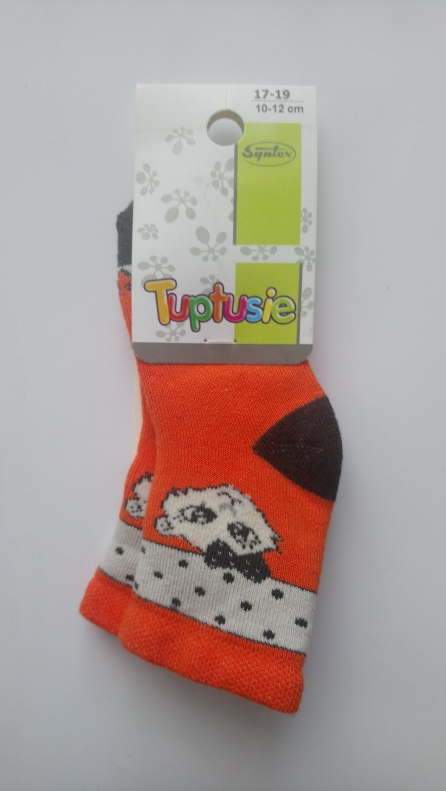 

Шкарпетки дитячі махрові з малюнком Tuptusie SYNTEX (памаранчевий/киця) р. - (10-12 см, Шкарпетки дитячі махрові з малюнком Tuptusie SYNTEX (памаранчевий/киця) р. 17-19 (10-12 см)