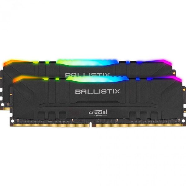 

Оперативная память Crucial DDR4-3200 32768MB PC4-25600 (Kit of 2x16384) Ballistix RGB Black (BL2K16G32C16U4BL)
