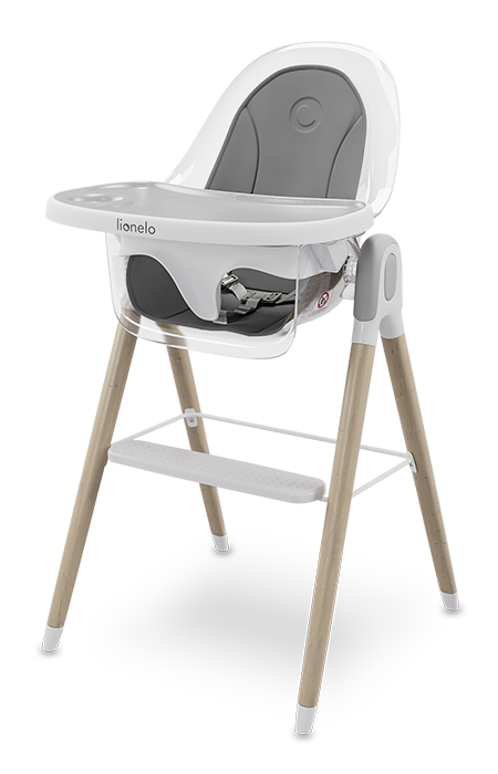 

Стульчик для кормления 2 в 1 Lionelo MAYA WHITE