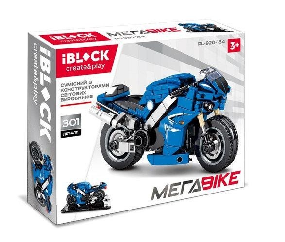 

Конструктор мотоцикл iBlock МЕГАBIKE PL-920-184 301 деталь