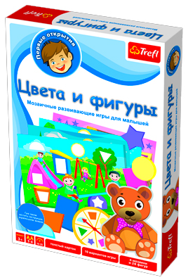 

Цвета и фигуры, настольная игра, Trefl (12-38897)