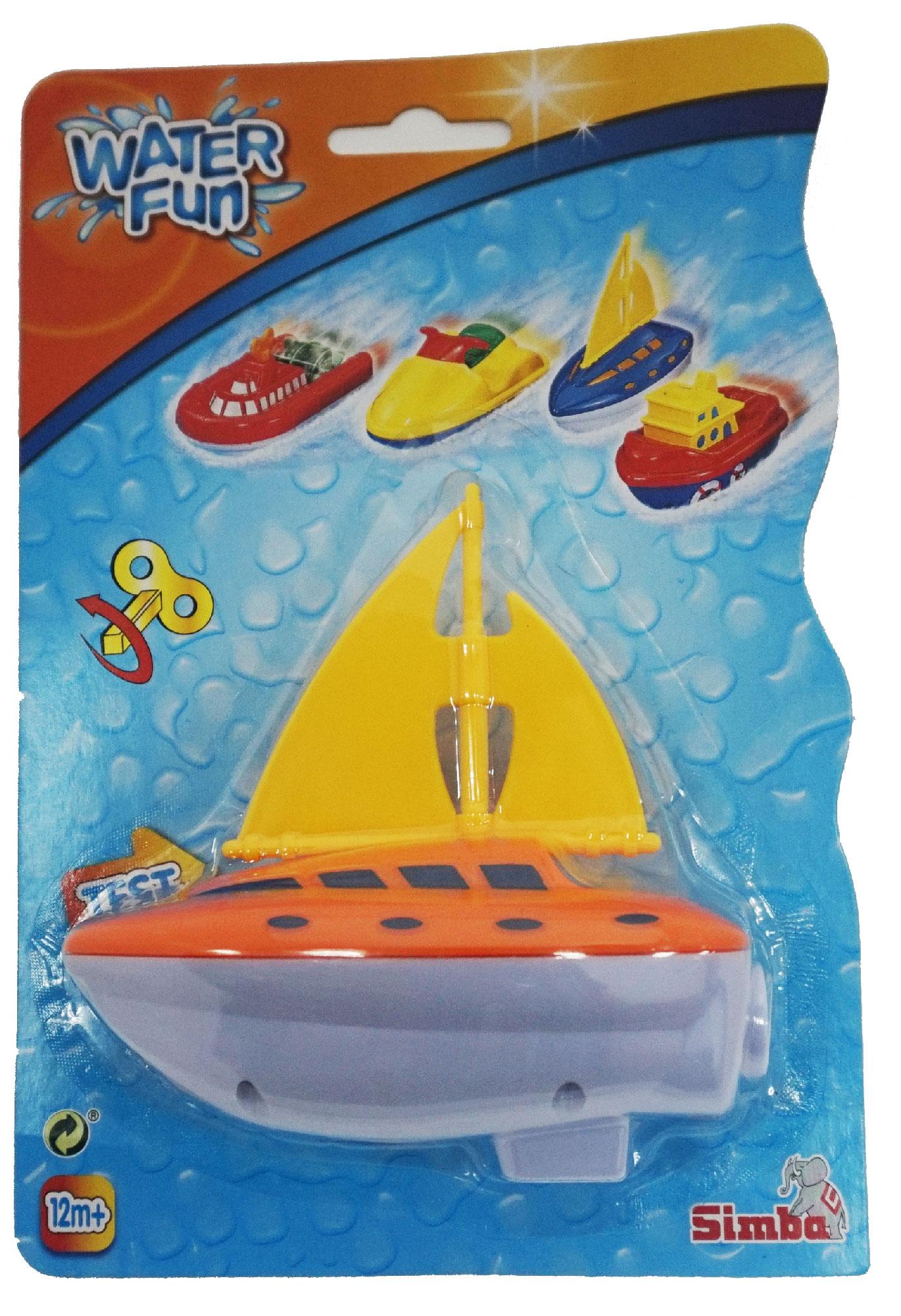 

Парусник, игрушка для ванной, ABC, Помаранчево-білий (12-35984)