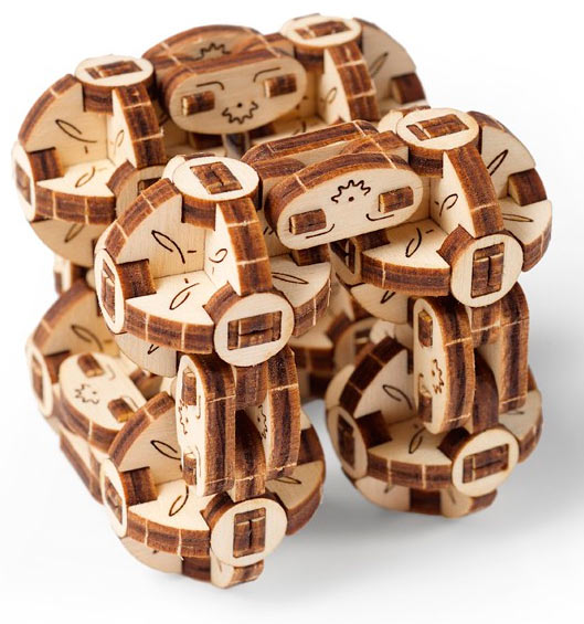 

Сферокуб, механический 3D пазл, Ukrainian Gears (12-56745)