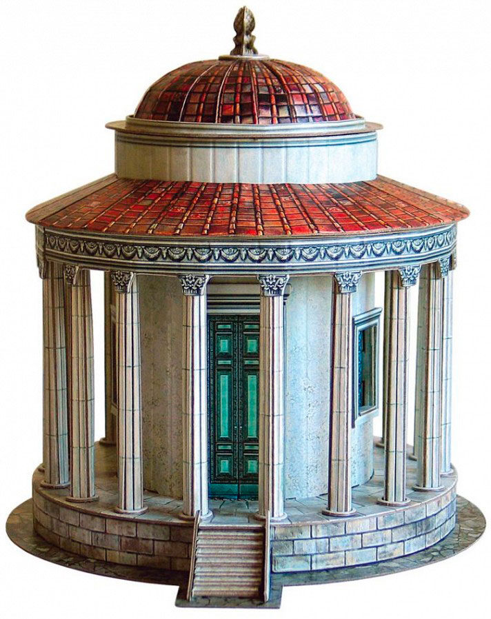 

Храм Весты, Сборная модель из картона, Умная бумага (12-26545)