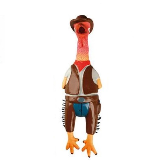 

Игрушка для собак из латекса Петух с пищалкой Karlie Flamingo Chicken Village People 24х7х5 см