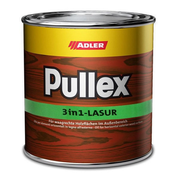 

Защитная лазурь Adler Pullex 3 in 1 Lasur для защиты изделий из дерева на улице 2,5 л цвет Sipo