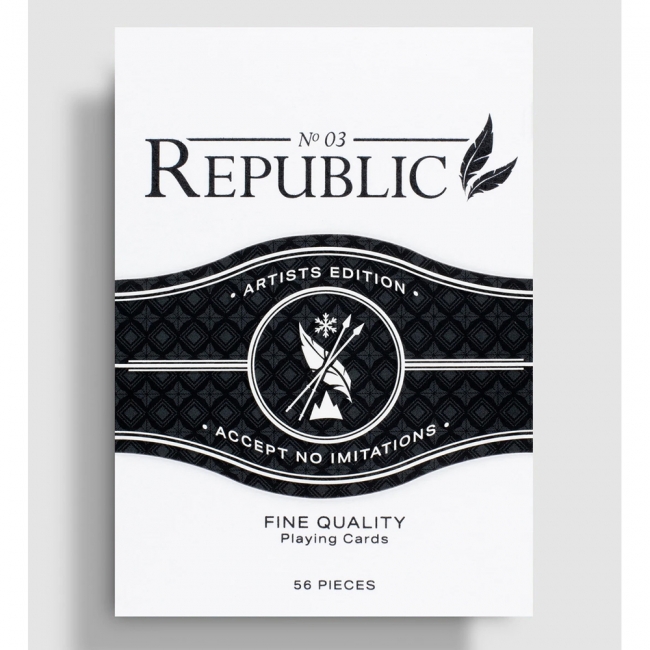 

Карты игральные Ellusionist Black Republics Deck: Artist Edition (4004)