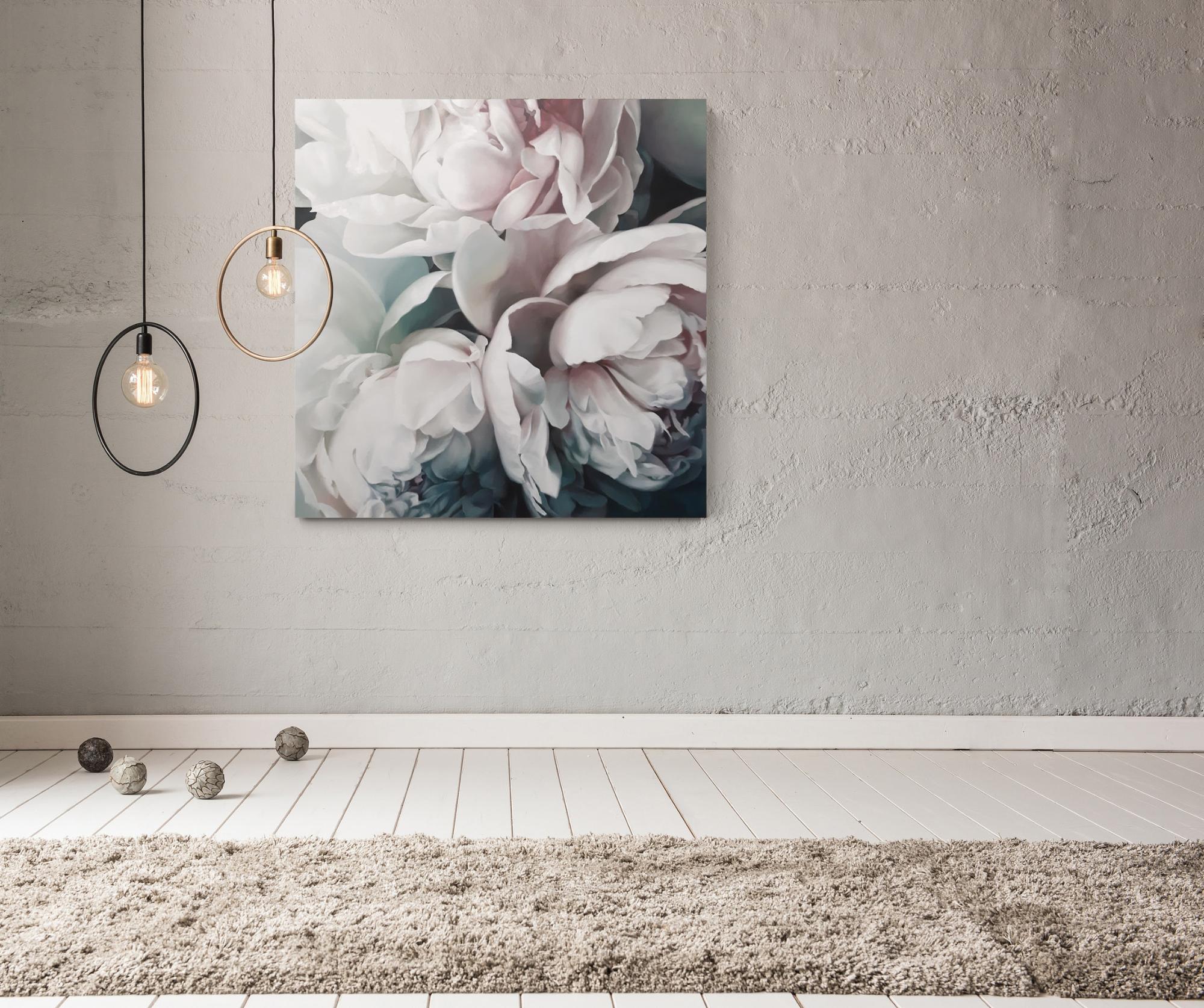 

Картина цветы пионы масляными красками на холсте Mati Tender Peonies Ручной работы 80х80 см (AO-230 80-80)