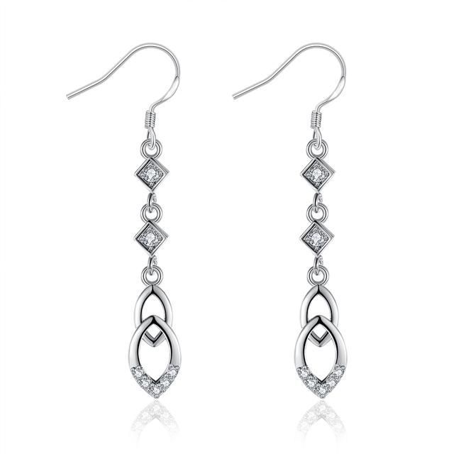 

Серьги-подвески SPE-XP-10265 с фианитами