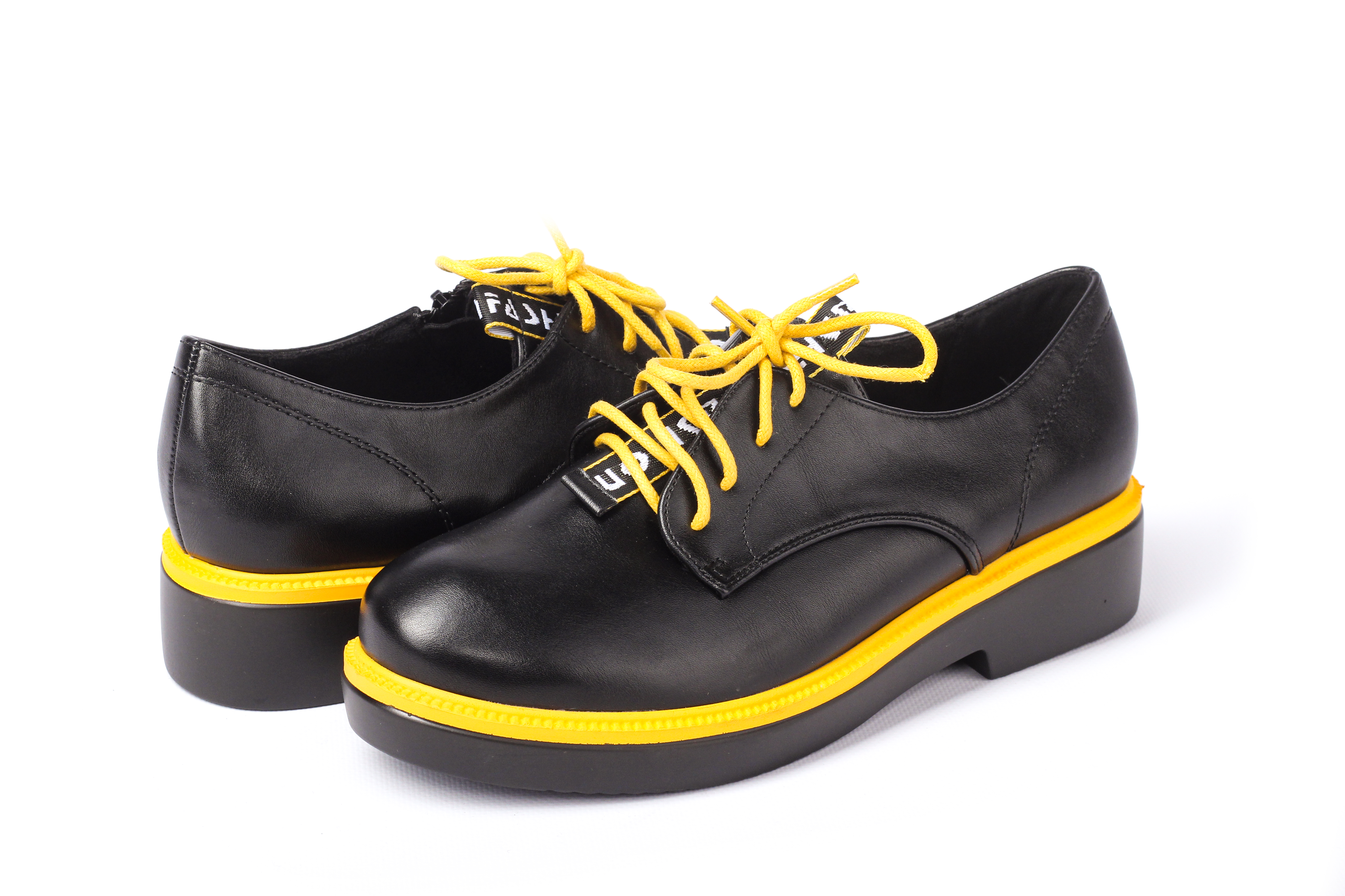 

Дерби STILLI B65-3BLACK-YELLOW черный 40 2000903968603