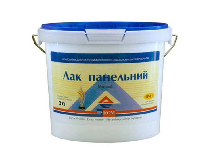 

Лак акриловый ІРКОМ ПАНЕЛЬНИЙ ІР-11 матовый 3 л