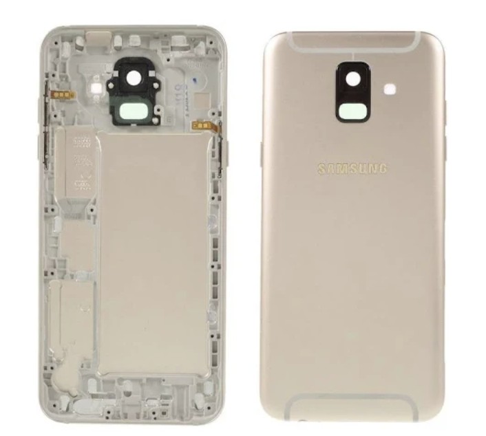 

Задняя крышка для Samsung A600F Dual Galaxy A6 (2018), золотистая, High copy