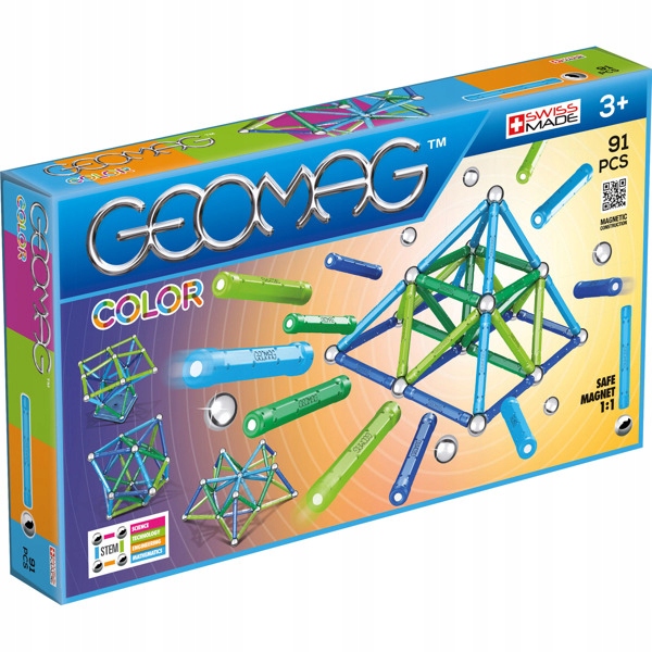 

Магнитный конструктор Geomag Color 91 деталь GEO-263