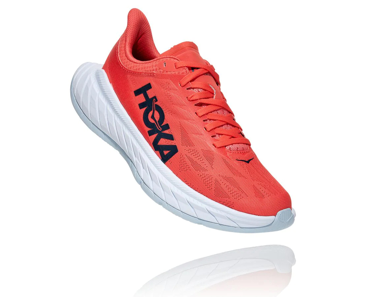 

Женские кроссовки для бега HOKA ONE ONE W CARBON X 2 1113527 HOT CORAL / BLACK IRIS 2021 37,5 (EU) 23 (CM) 6 (US)