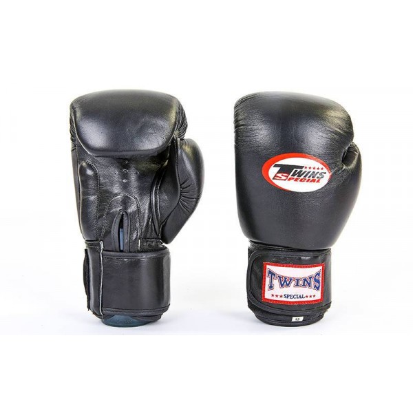

Перчатки боксерские кожаные на липучке TWINS, Размер 14oz