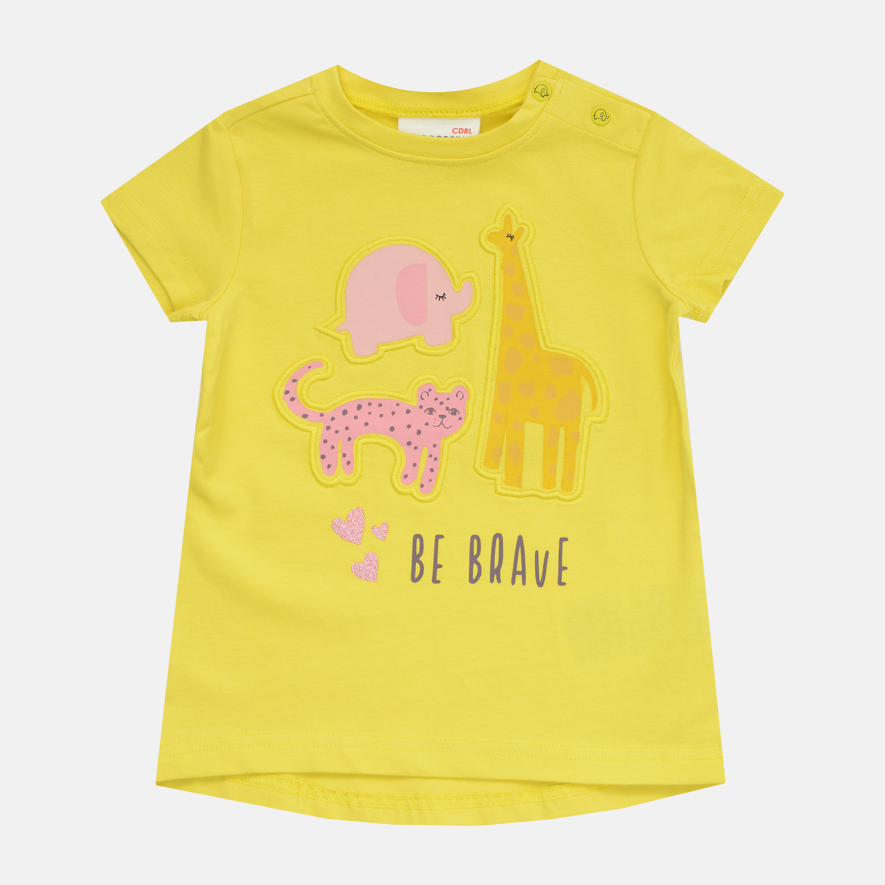 

Футболка Coccodrillo Be Brave WC1143203BEB-004 80 см Желтая