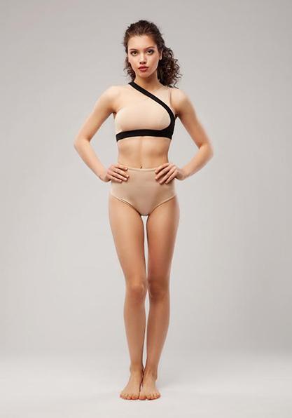 

Костюм для pole dance Neko Nude Beige L Бежевый