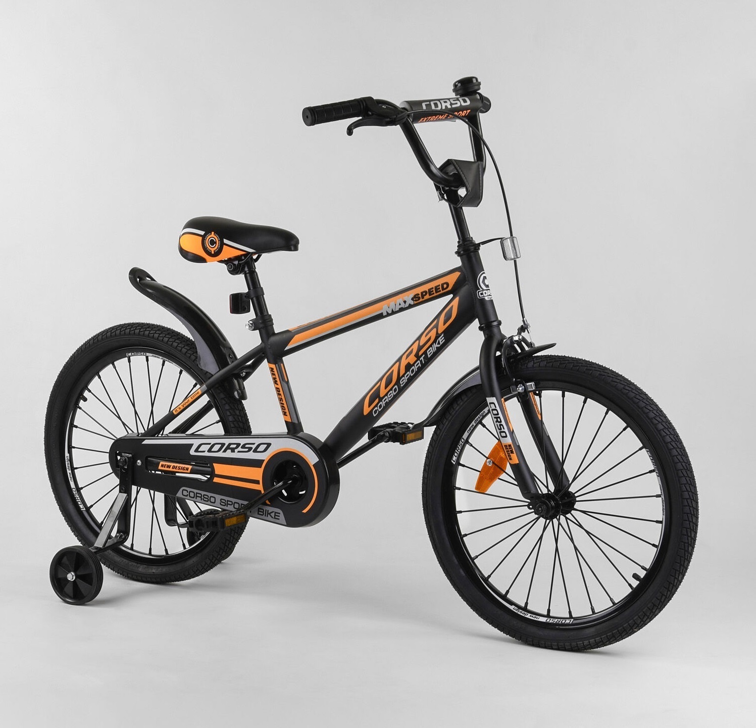 

Велосипед Corso 20" New Design ST-20455 Black / Orange (ST-20455)