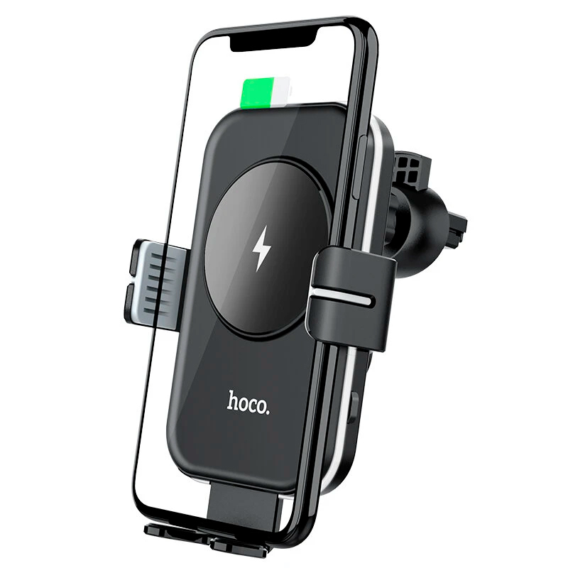 

Автодержатель Wireless Hoco CA80 дефлектор Black