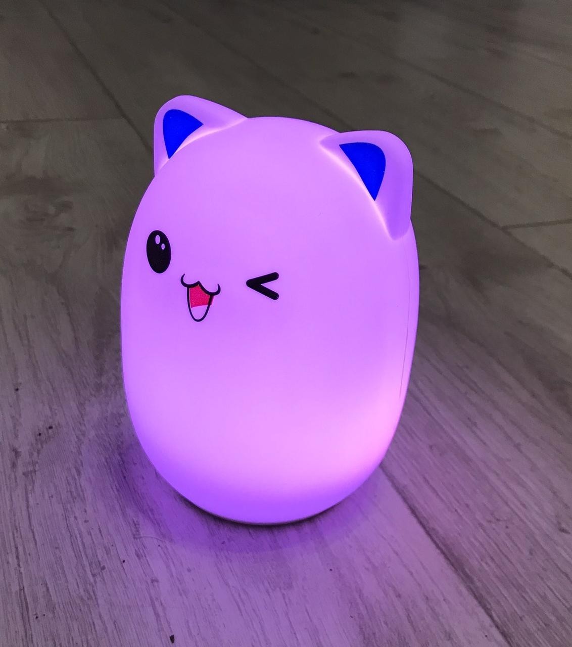 

Ночник силиконовый Котик UTM LED Sleep Lamp 7-цветной режим
