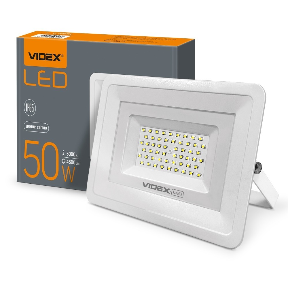 

LED прожектор VIDEX 50W 5000K