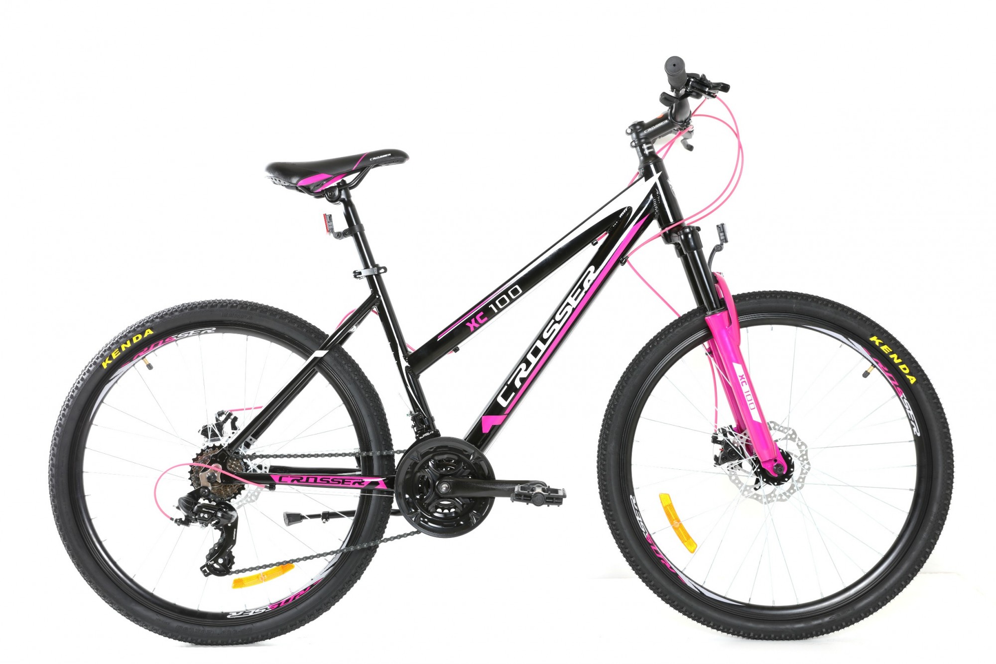 

Женский горный велосипед Crosser XC 100 Girl 26 Black Pink