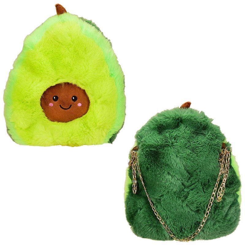 

Мягкий рюкзак-сумка "Авокадо " A-Toys Lid 2 в 1 , Зелёный
