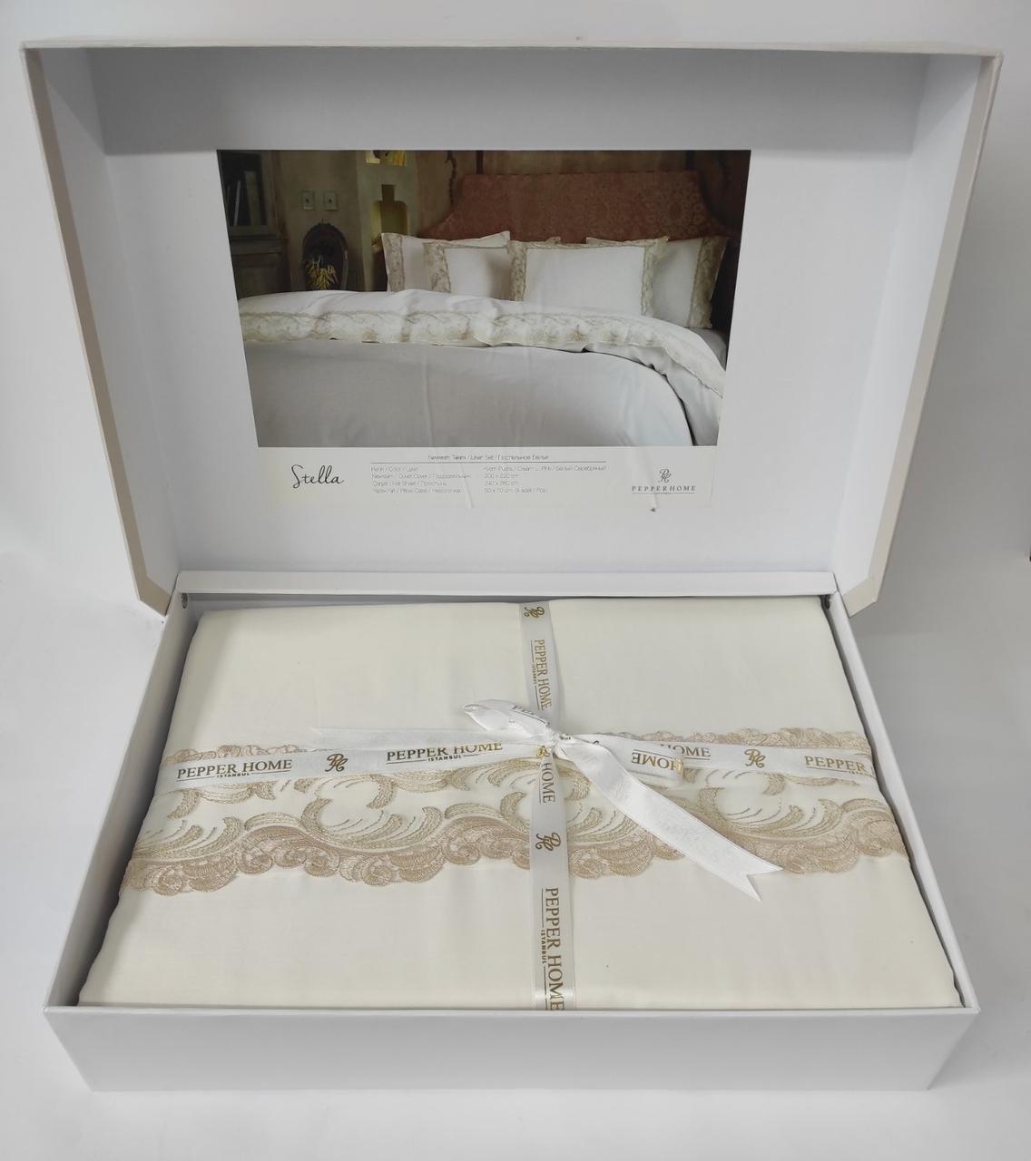

Постель Pepper Home Stella 200x220 Cream-Pink
