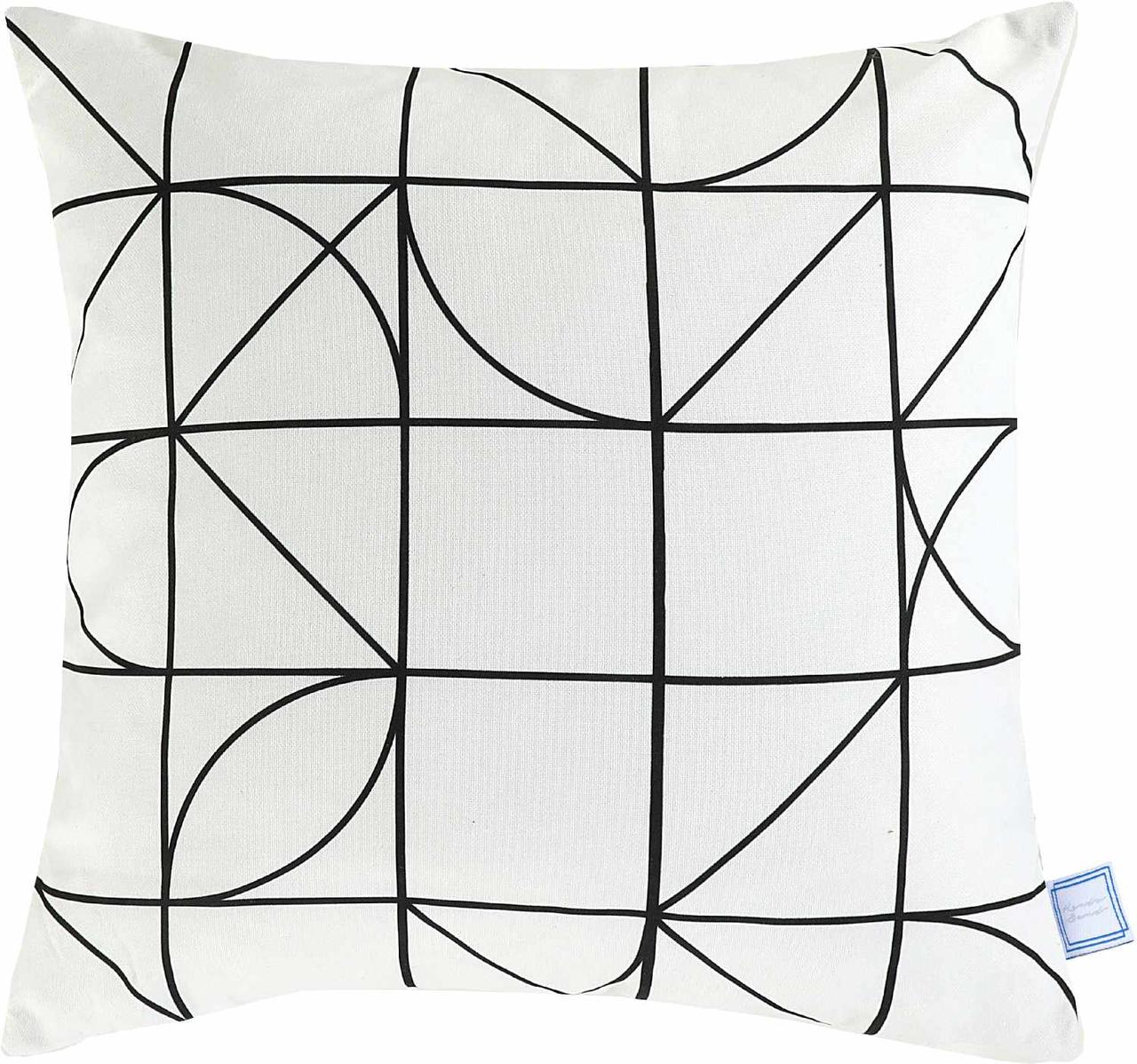 

Декоративная подушка Kayoom Kennedy White/Black 45х45 см