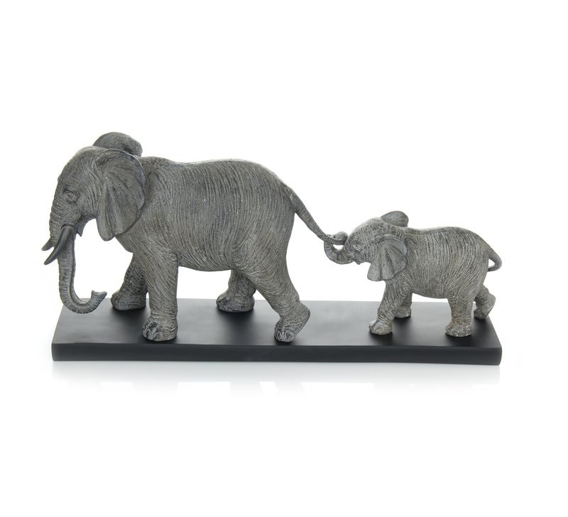 

Декоративная статуэтка Kayoom Elephant Family K110 Grey
